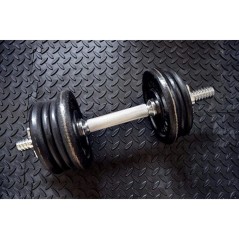 Baldosa de suelo PVC Encajable 50x50 cm Antideslizante Espesor 8 mm