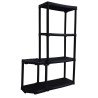 4-Tier Storage Shelf 80kg Recycled Polypropylene ART PLAST