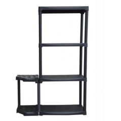 4-Tier Storage Shelf 80kg Recycled Polypropylene ART PLAST
