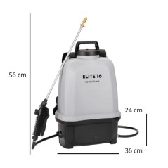 Elektrischer Sprüher 16L 8 Bar 2 Lithium-Batterien 14,4V