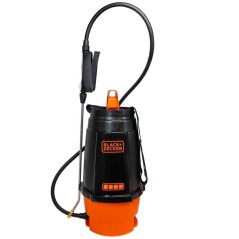 Garden Sprayer 6L 3 Bar Adjustable Brass Nozzle BLACK & DECKER