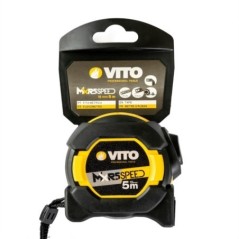 Mètre ruban autobloquant 5M rétractable ABS renforts haute résistanc