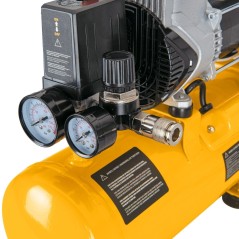 Compressor de Ar Silencioso 8L 8 bar 1,5 HP Sem Óleo VITO