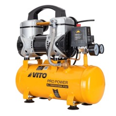 Silent Air Compressor 8L 8 bar 1.5 HP Oil-Free VITO