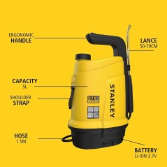 Batterijspuit 5L Lithium-ion 3,7V Autonomie 2,5u