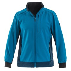 Chaqueta Softshell Azul Performance Talla M 100% Poliéster