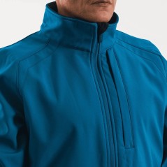 Chaqueta Softshell Azul Performance Talla M 100% Poliéster