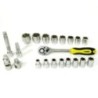 21-Piece Socket Set 1/2" Chrome Vanadium Steel