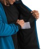 Blue Softshell Jacket XXL Water-Repellent Windproof Polyester VITO