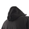 Giacca Softshell Nera XL Multi-Tasche Cappuccio Rimovibile 100% Poliestere