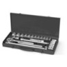 Coffret à douilles 24 pièces 1/2" Chrome vanadium Clé à cliquet 1/2