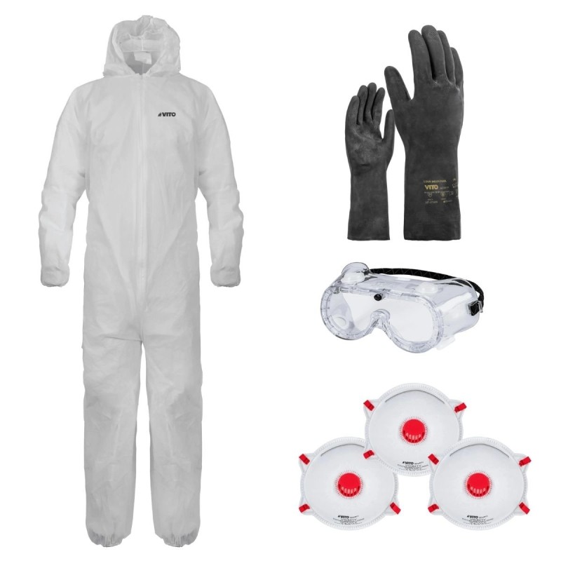 Kit Protection Phytosanitaire EPI Taille L Masques FFP2 Gants