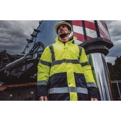 Veste Haute Visibilité EPI Taille L Imperméable Normes EN ISO 20471