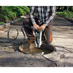 Pompa sommersa Acque Reflue 1100W Elevazione 10.5m Particelle Ø35mm