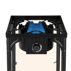 Hornillo a Gas 4500W Modurable 3 Alturas Encendido Piezo INTEC