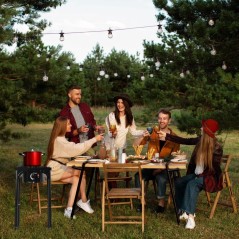 Modular 4500W Gas Stove 3 Heights Piezo Ignition INTEC