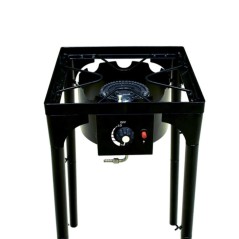 Réchaud à Gaz 4500W Modulable 3 Hauteurs Allumage Piezo INTEC