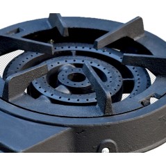Réchaud à Gaz Traiteur 3 Brà»leurs 8,6KW Fonte Véritable KZ GARDEN