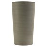 Maceta Cónica Gris Topo Ø30cm H52cm Reciclada Resistente UV