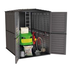 Abrigo de Jardim Polipropileno Reciclado 151x208x200 cm Ventilação