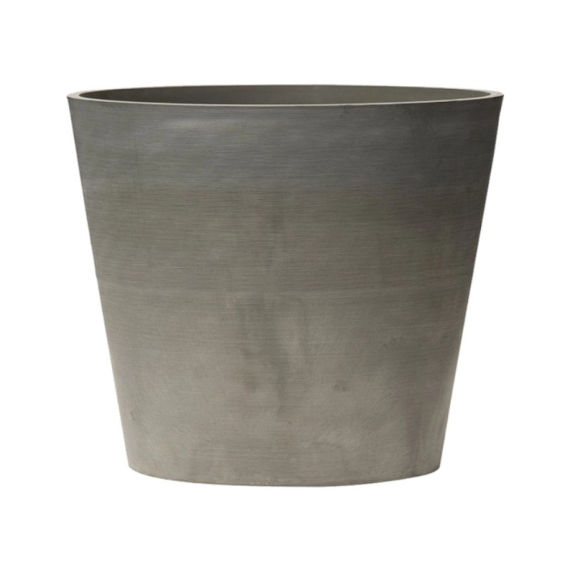 Gray Flower Pot Ø50cm H47cm 70L Recycled Polypropylene ART PLAST