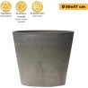 Maceta Gris Ø50cm H47cm 70L Polipropileno Reciclado ART PLAST