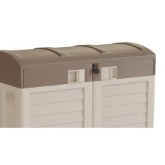 Buiten Prullenbak Ombouw 1500L Gerecycled Polypropyleen Vergrendelbaar