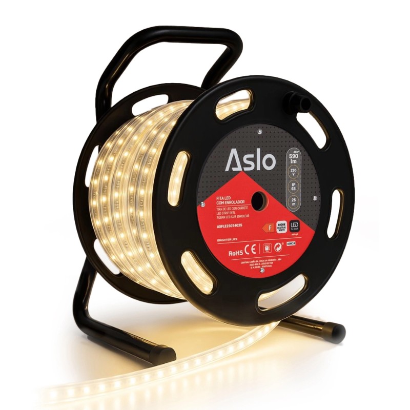 LED-strip 25m 7W Haspel IP65 4000K ASLO