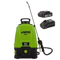 Pulverizador elétrico a bateria 20V 16L pressão 5 bar vazão