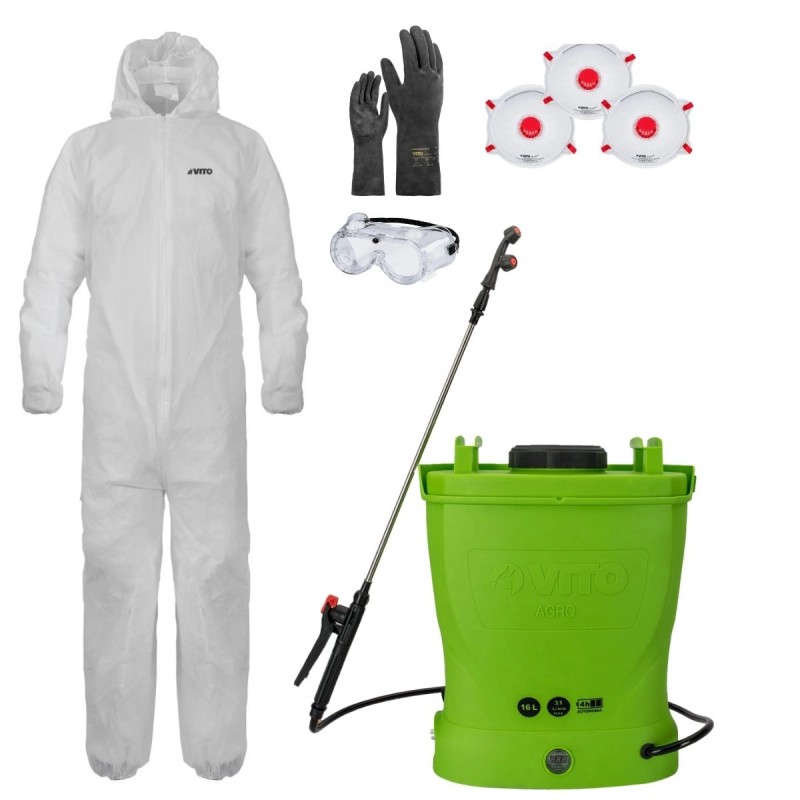 Elektrische Vernevelaar 16L Lithium Batterij 12V Autonomie 4u VITO