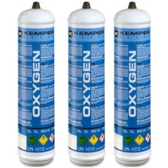 Bouteille d'oxygène 110 bar Pack x 3