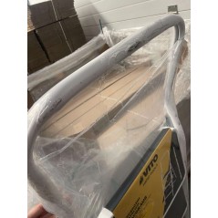 Opvouwbare trapladder 3 treden metaal antislip draagvermogen 150 kg VITO