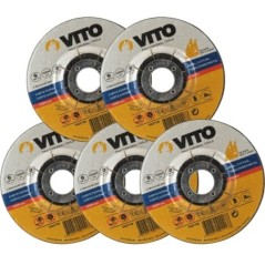 Disques à tronçonner métal 115 mm Lot de 5