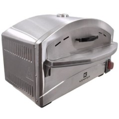 4800W Gas Pizza Oven with Refractory Stone Baking 400°C