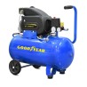 Compresseur d'air Silencieux 50L 8 bar 210 L/min GOODYEAR
