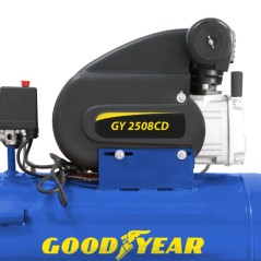 Leiser Luftkompressor 50L 8 bar 210 L/min GOODYEAR