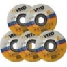 230mm Cutting Disc 3mm 80m/s Pack of 5 VITO PRO-POWER
