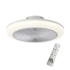 Ventilateur Plafond LED 30W à46cm Dimmable Télécommande Effet Étoilé