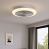 Ventilador de Techo LED 30W Ø46cm Regulable Control Remoto Efecto Estrellado