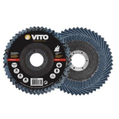 Set of 2 115 mm Zirconium Flap Discs G120 Bore 22