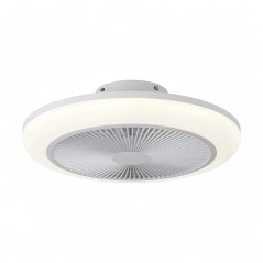 Ventilatore Da Soffitto LED 30W Ø46cm Dimmerabile Telecomando Effetto Stellato