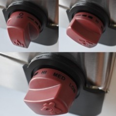 Horno de pizza a gas 4800W cocción piedra refractaria 400°C