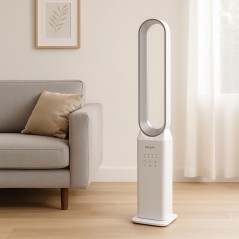 Bladeless Fan 50W 3 Speeds Timer 7h Remote Control