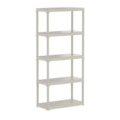 Étagère de Rangement 5 Niveaux Polypropylène Beige 150 kg ART PLAST