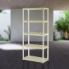Scaffale di Stoccaggio 5 Ripiani Polipropilene Beige 150 kg ART PLAST