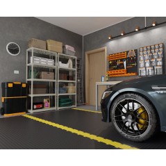 Estante de Armazenamento 5 Níveis Polipropileno Bege 150 kg ART PLAST