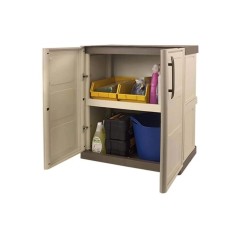 Low Storage Cabinet 2 Doors Recycled Polypropylene