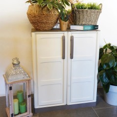 Low Storage Cabinet 2 Doors Recycled Polypropylene