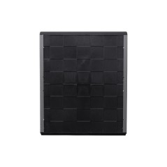 Gray Storage Cabinet 2 Doors Recycled Polypropylene Resistant