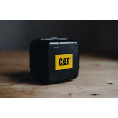 Orologio Uomo Ø43mm Acciaio Inossidabile Quadrante Nero Impermeabile 100M CAT